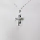 Small Cross - Stella-Silver Chain - 1